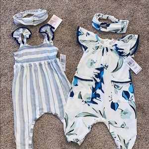 Baby girl romper NWT